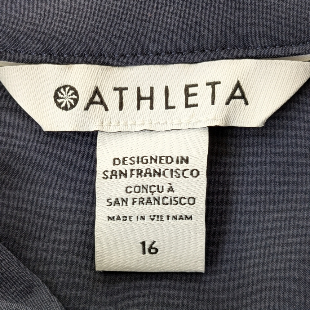 Athleta Jumpsuit Women's 16 Brooklyn Heights Wide Leg NWT - Picture 6 of 11